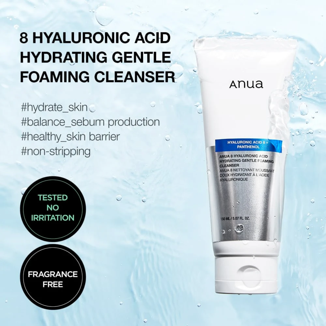 8 Hyaluronic Acid Moisturizing Gentle Gel Cleanser