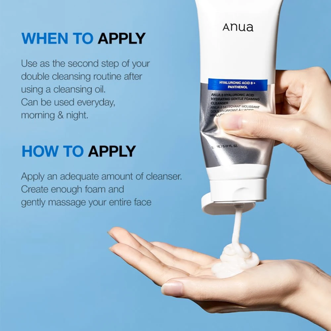 8 Hyaluronic Acid Hydrating Gentle Foaming Cleanser