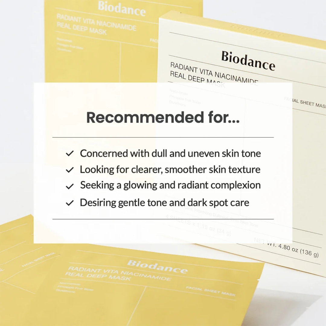 Radiant Vita Niacinamide Real Deep Mask