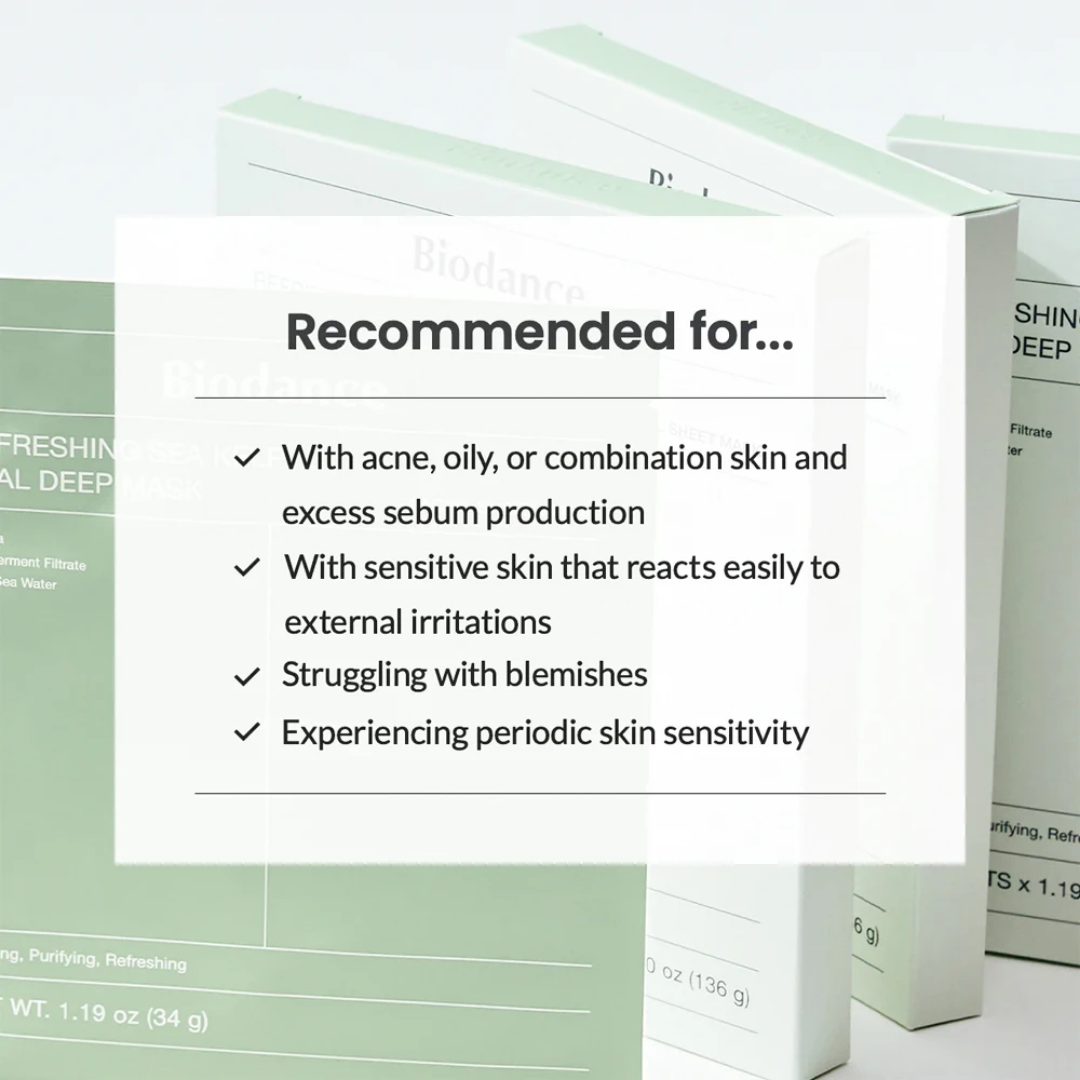 Refreshing Sea Kelp Real Deep Mask