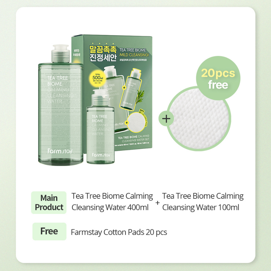 Tea Tree Biome Calming Cleansing Water Set
