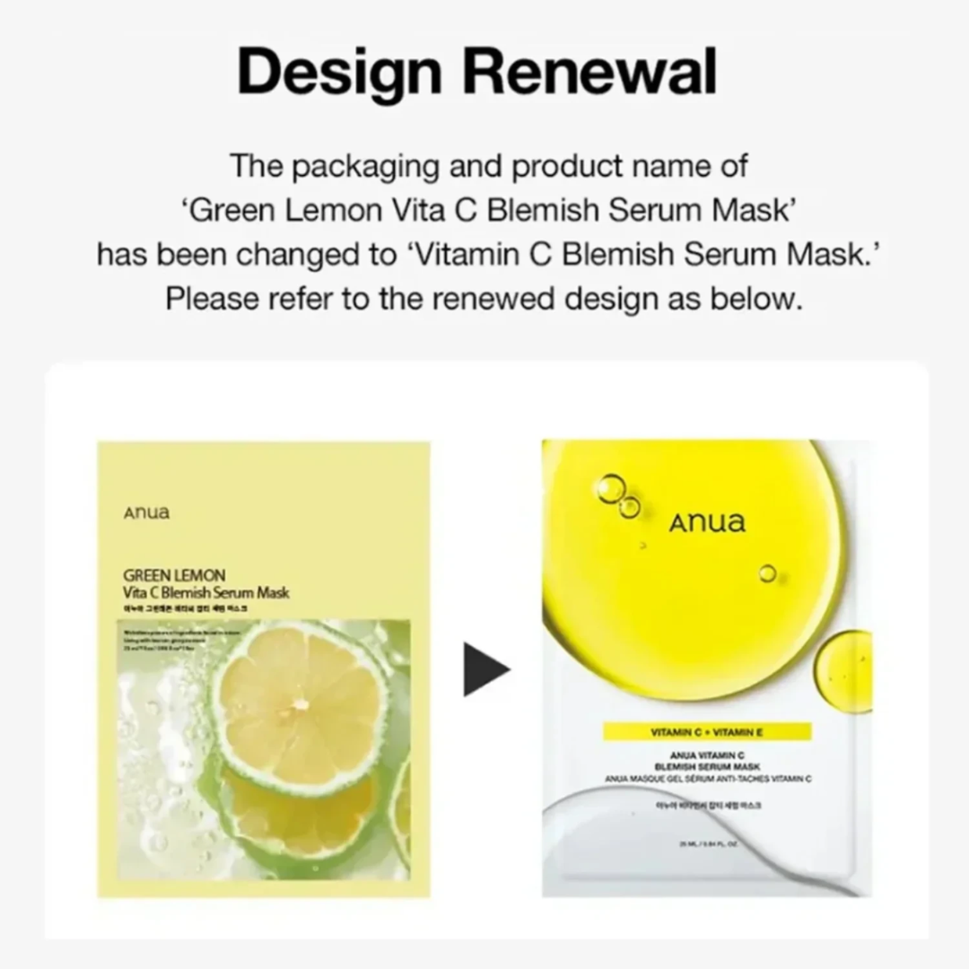 Green Lemon Vita C Blemish Serum Mask