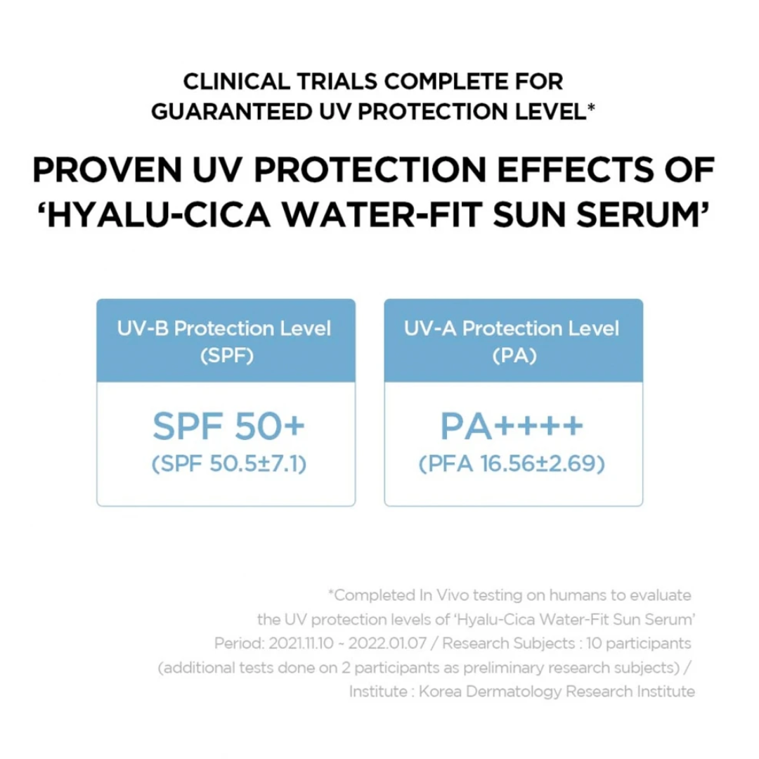 Madagascar Centella Hyalu-Cica Water-Fit Sun Serum SPF50+ PA++++