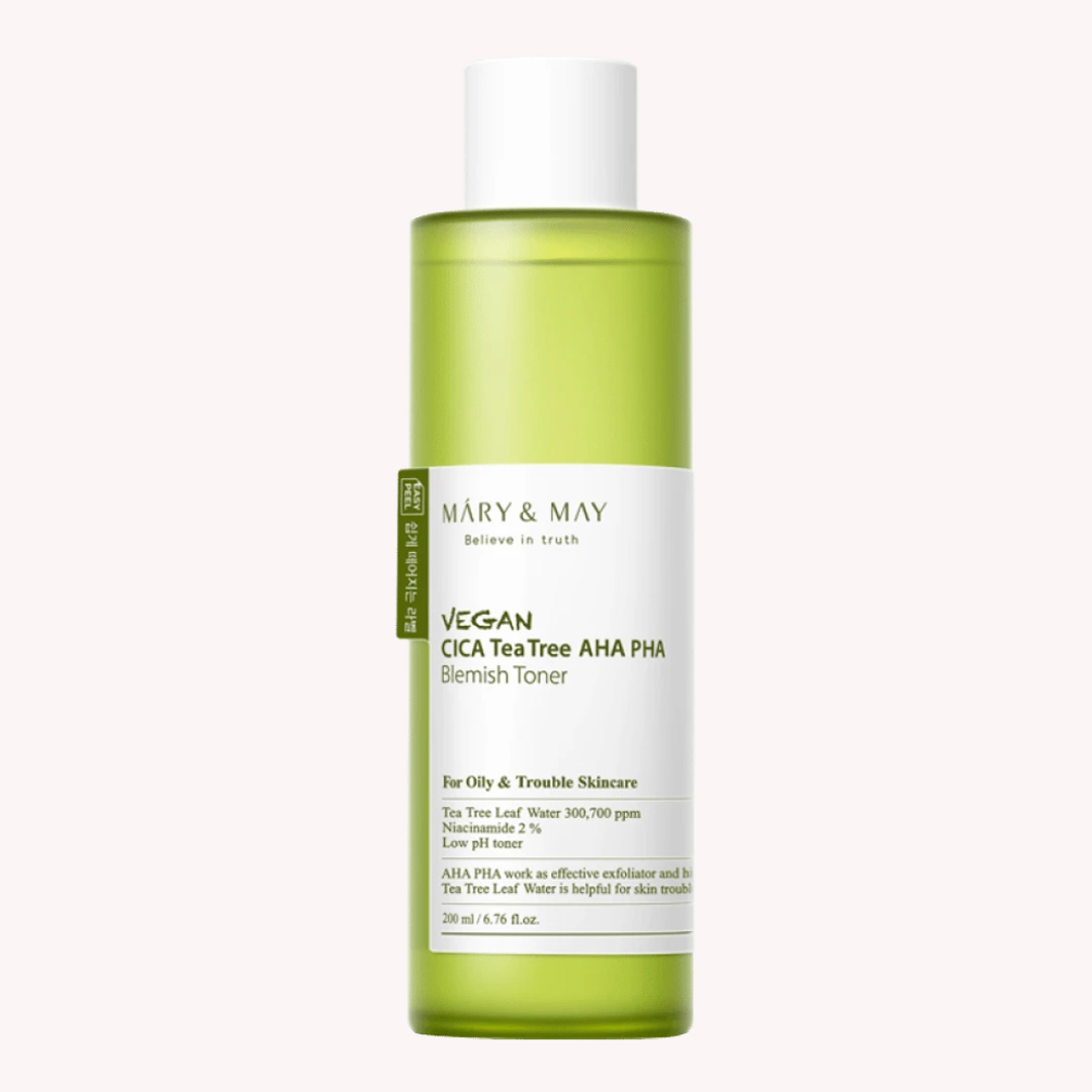 Vegan CICA Tea Tree AHA PHA Blemish Toner