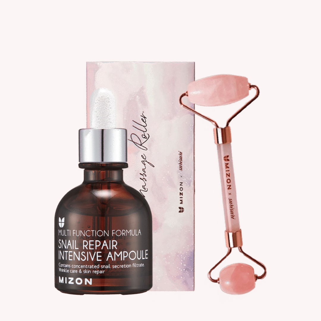 Facial Massage Roller + Snail Sæt
