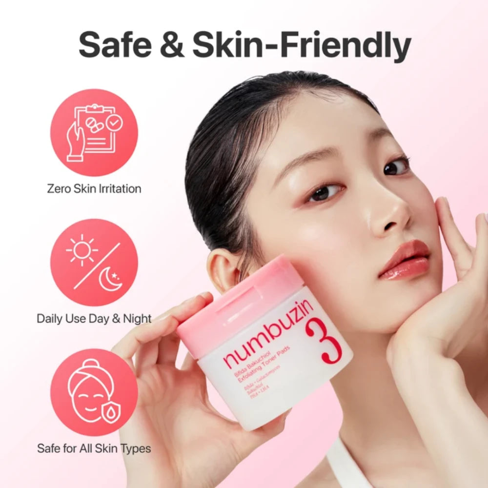No. 3 Bifida Bakuchiol Exfoliating Toner Pads