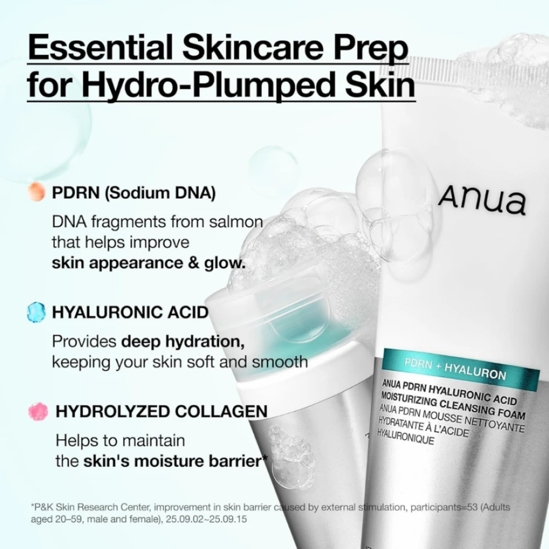 PDRN Hyaluronic Acid Moisturizing Cleansing Foam