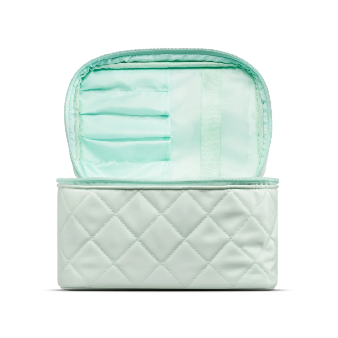 Beautyboks i quiltet nylon