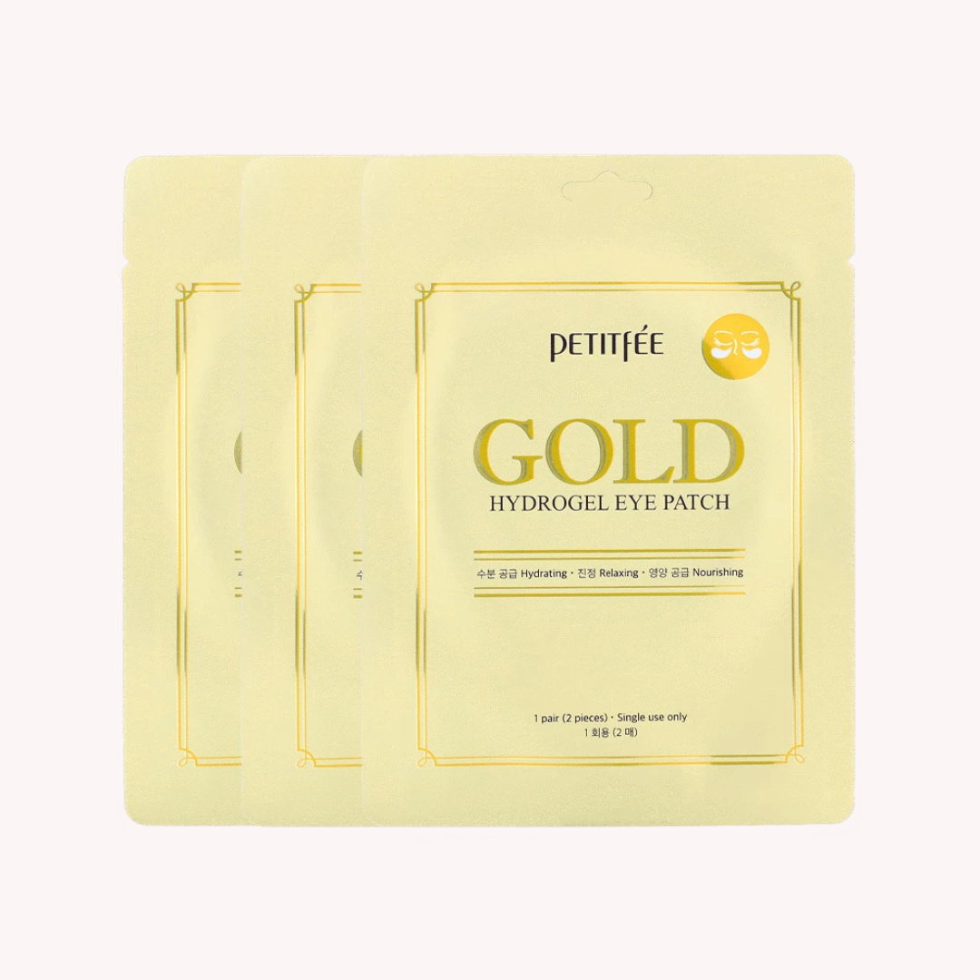 Gold Hydrogel Eye Patches 3 stk.