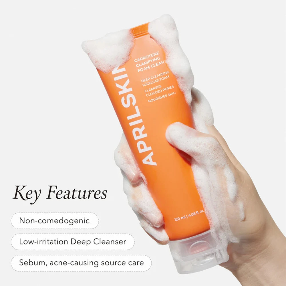 Real Carrotene Acne Foam Cleanser