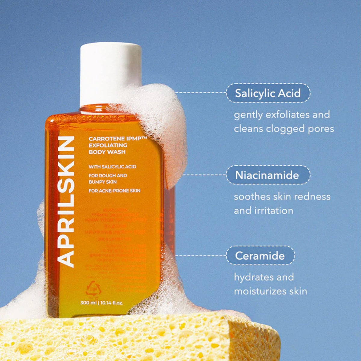 Carrotene IPMP Exfoliating Body Wash