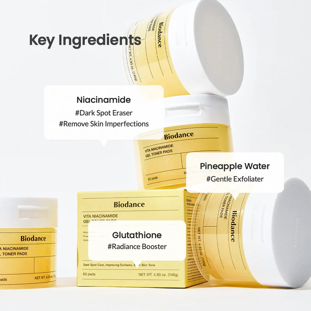 Vita Niacinamide Gel Toner Pads