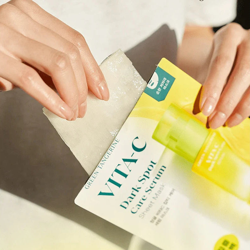 Green Tangerine Vita C Dark Spot Serum Sheet Mask