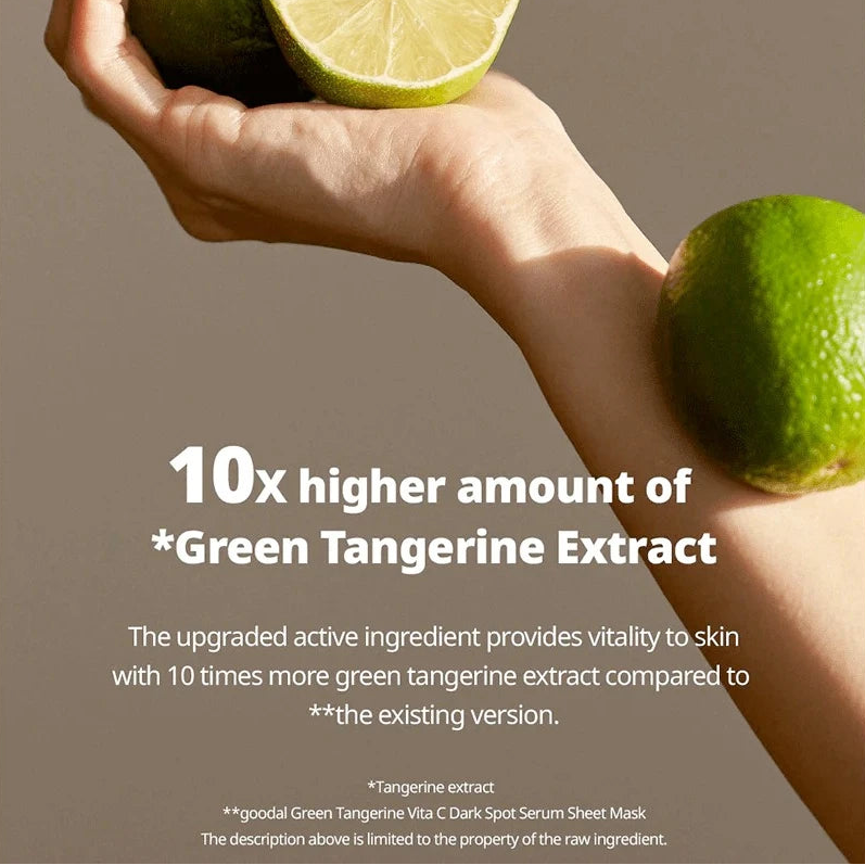 Green Tangerine Vita C Dark Spot Serum Sheet Mask