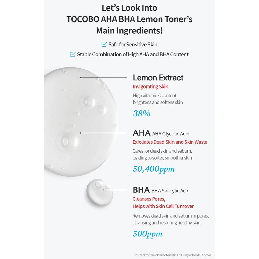 AHA BHA Lemon Toner