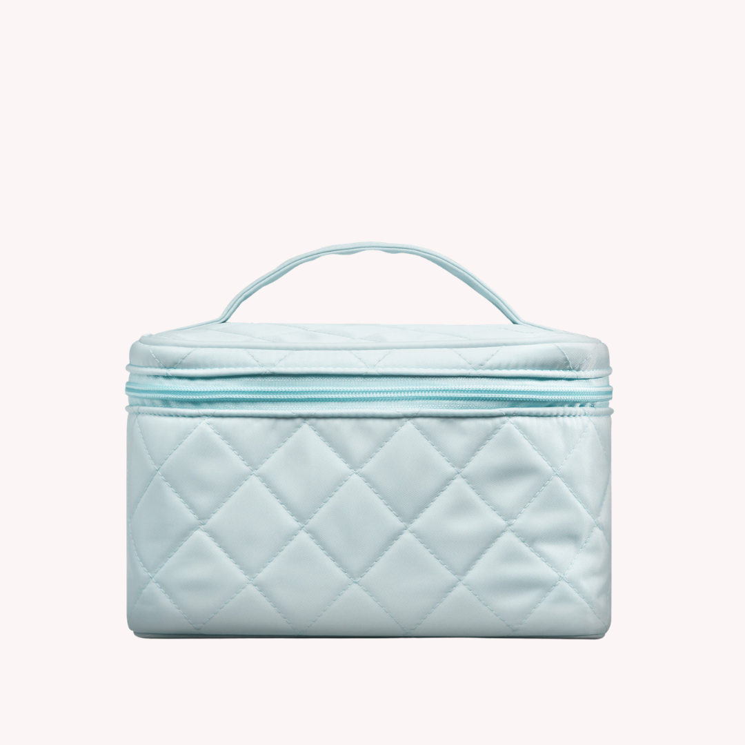 Beautyboks i quiltet nylon