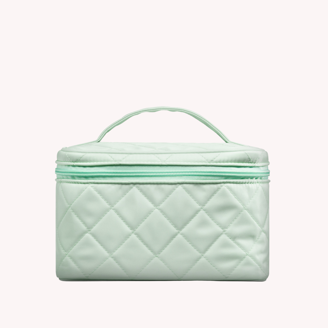 Beautyboks i quiltet nylon