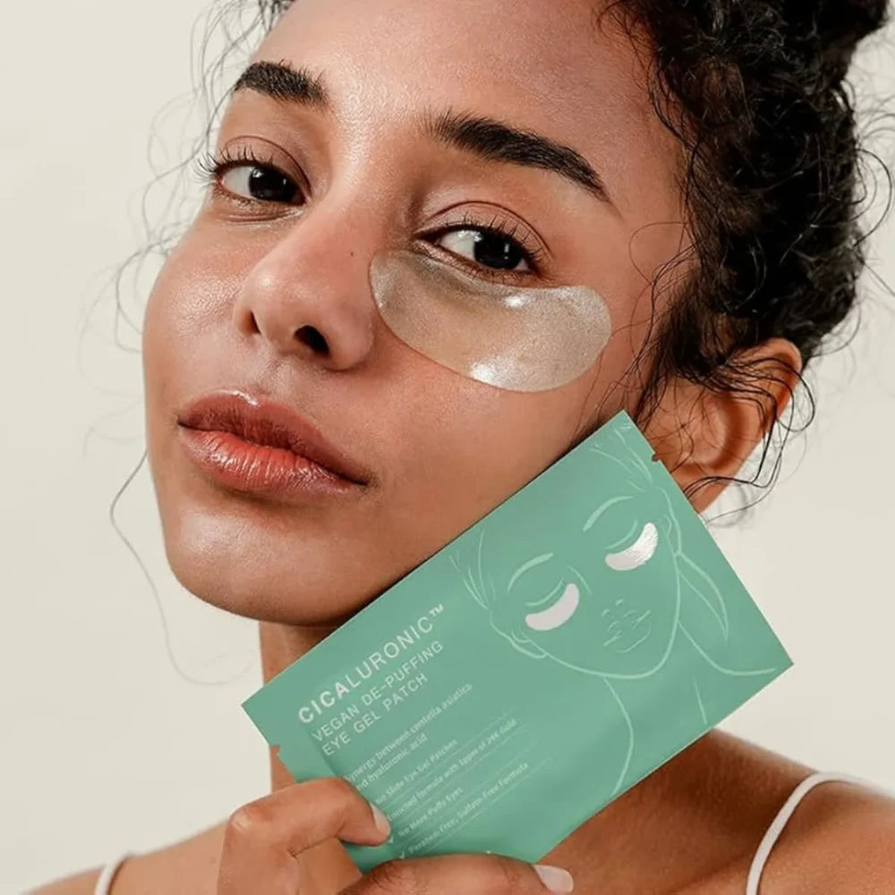 Cicaluronic Vegan De-puffing Eye Gel Patches