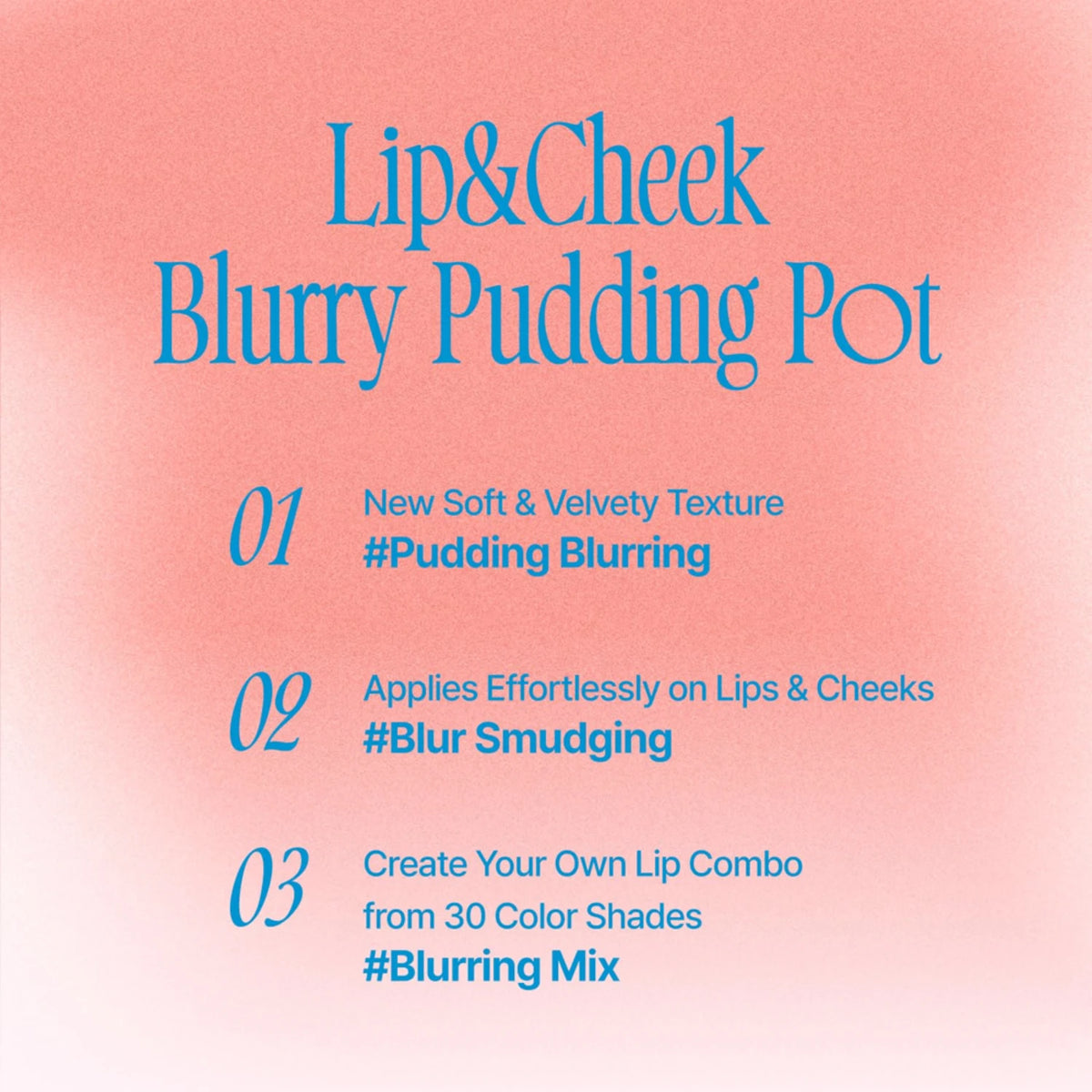 Lip&Cheek Blurry Pudding Pot #Dear