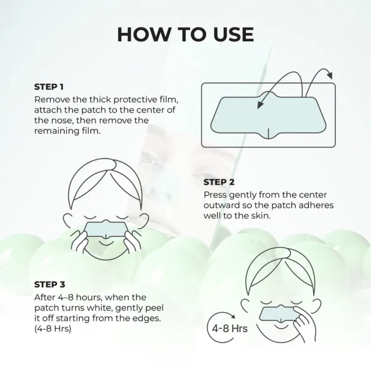 Overnight Zero Pore Nose Patch