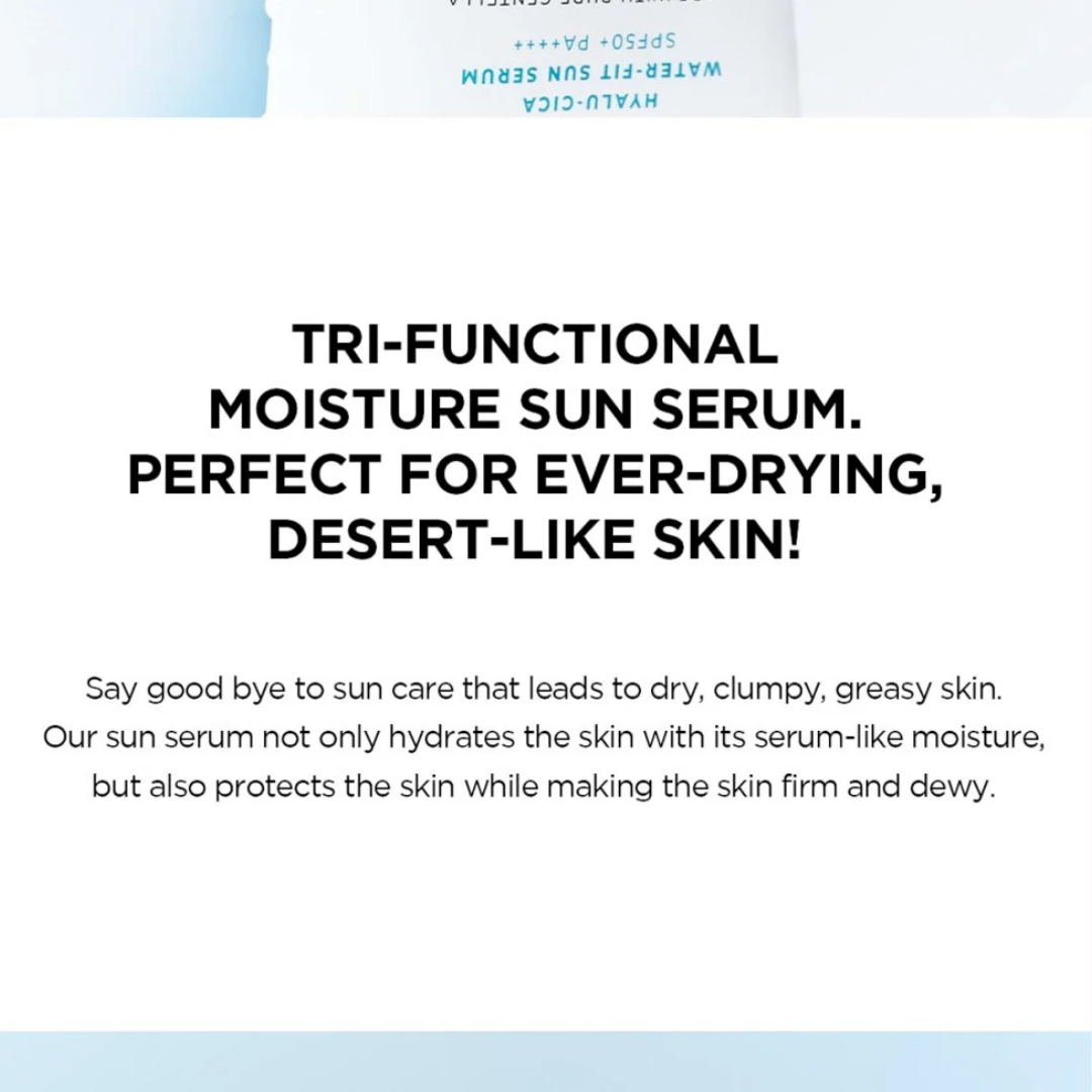 Madagascar Centella Hyalu-Cica Water-Fit Sun Serum SPF50+ PA++++