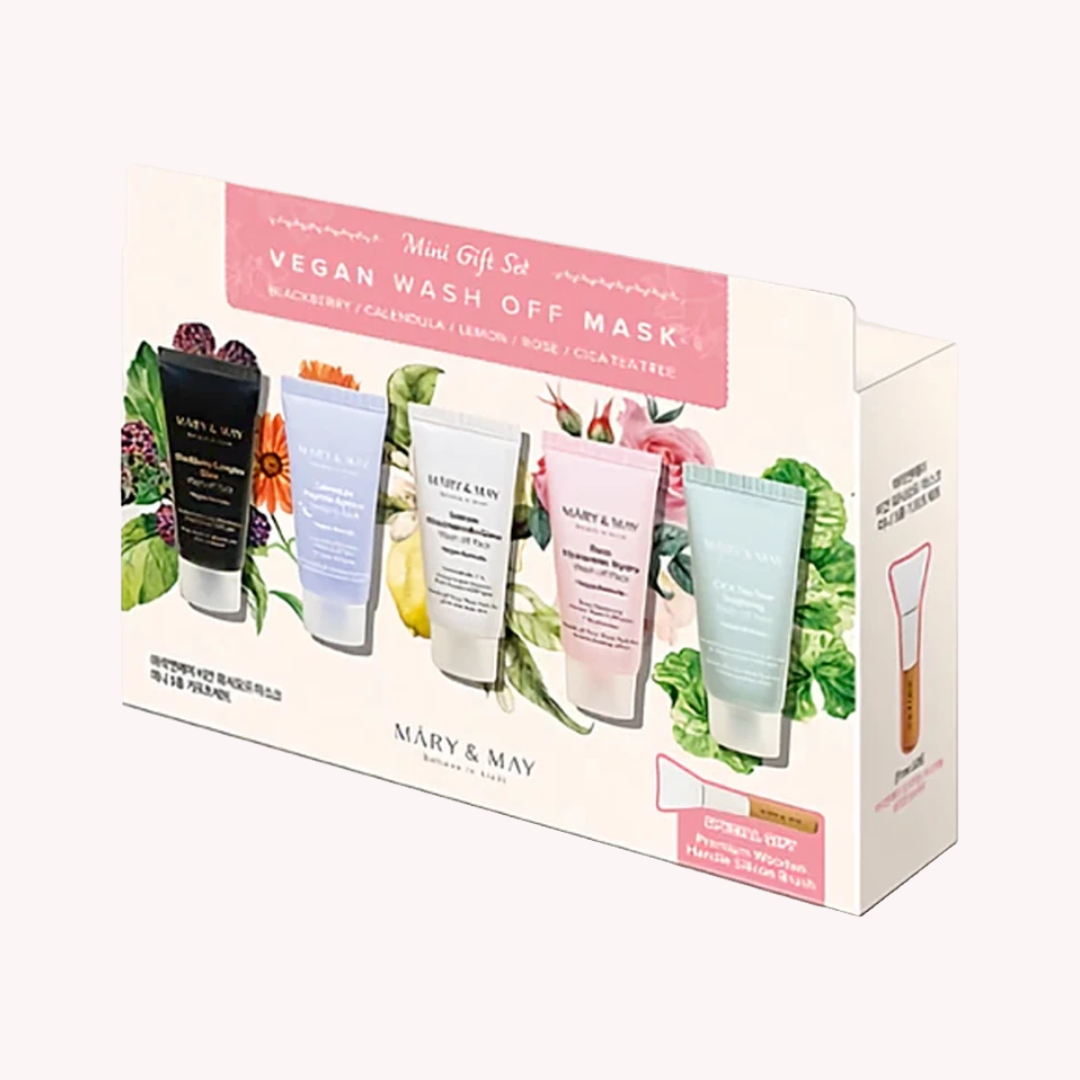 Vegan Wash Off Mask Mini Gift Set
