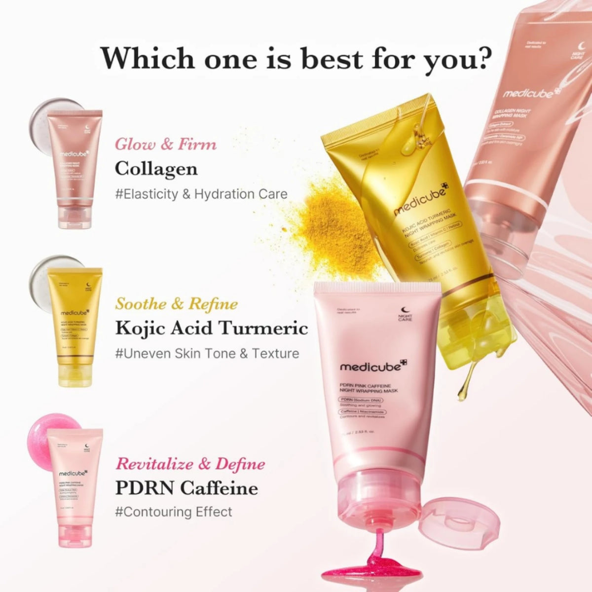 PDRN Pink Caffeine Night Wrapping Mask