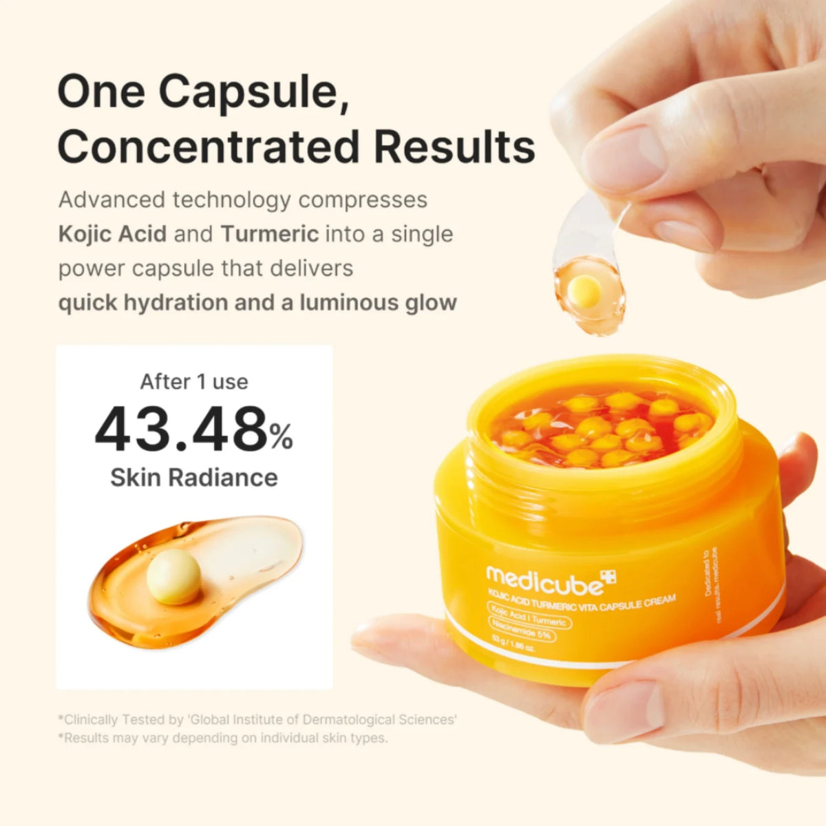 Kojic Acid Turmeric Vita Capsule Cream