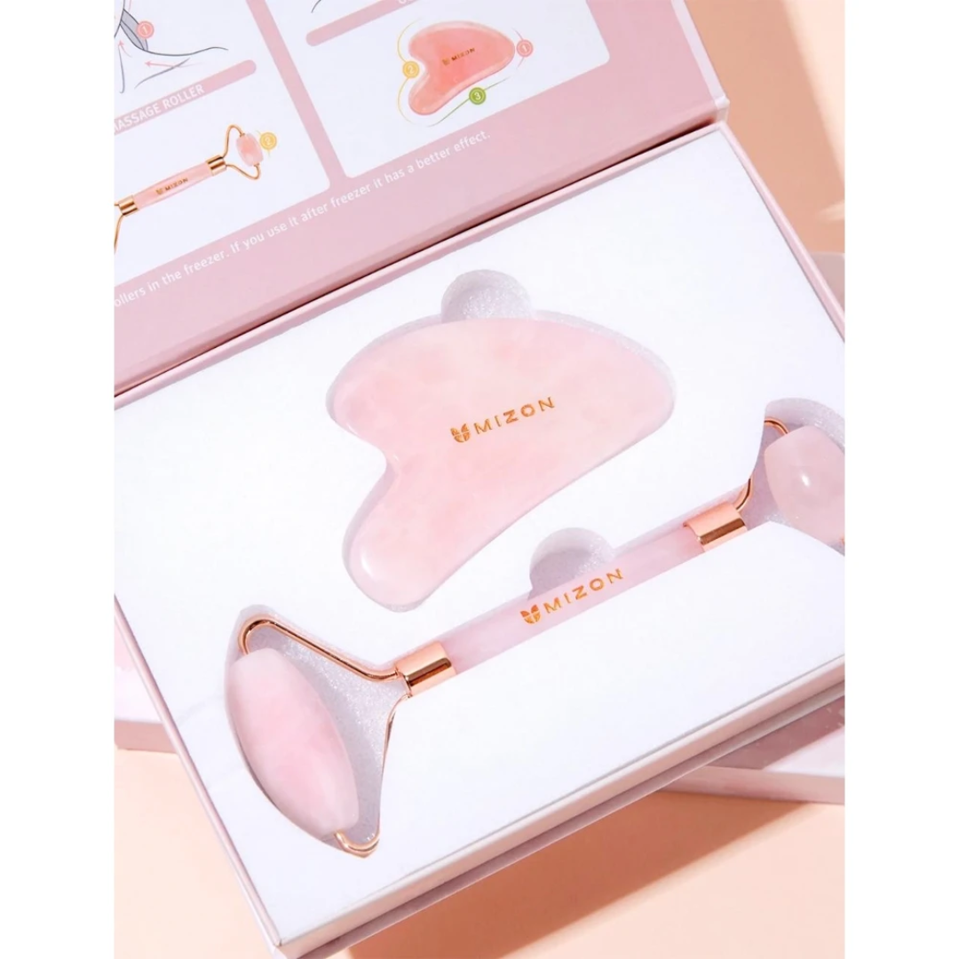 Facial Massage Roller And Gau-sha Set