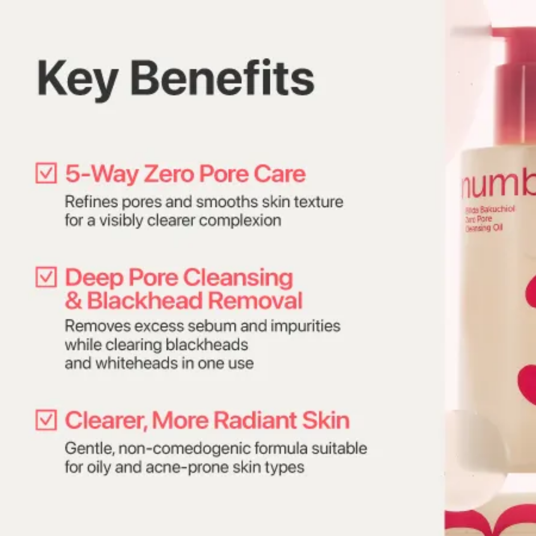 No. 3 Bifida Bakuchiol Zero Pore Cleansing Oil