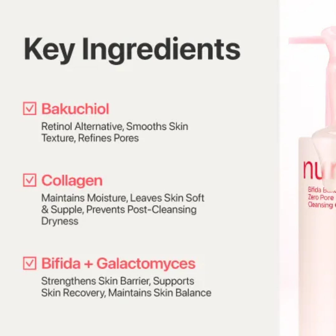 No. 3 Bifida Bakuchiol Zero Pore Cleansing Oil
