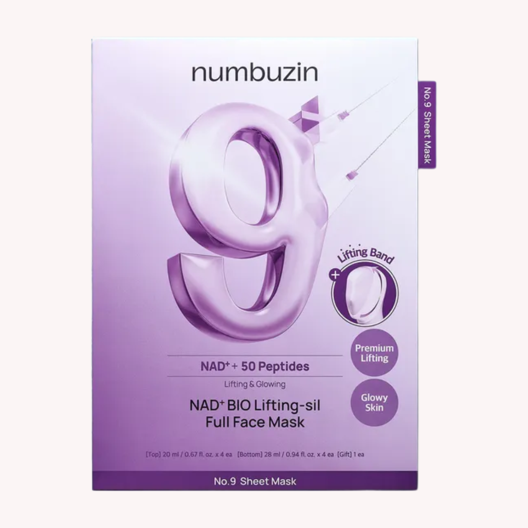 No.9 NAD Bio Lifting-sil Full Face Mask - 4 stk.