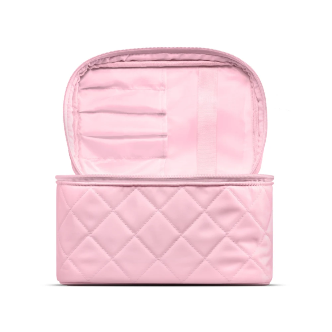 Beautyboks i quiltet nylon