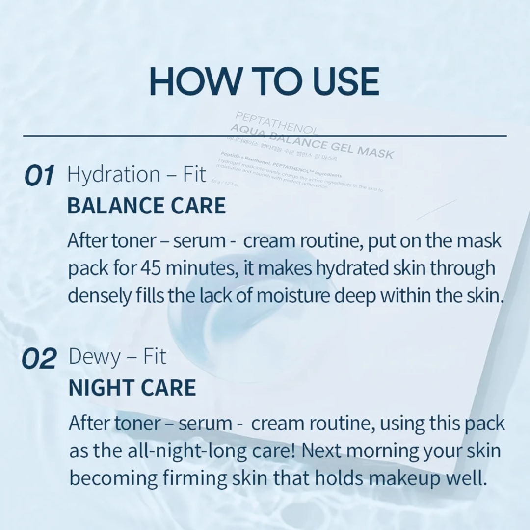 Peptathenol Aqua Balance Gel Mask