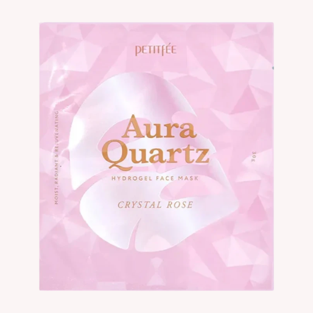 Aura Quartz Hydrogel Face Mask Crystal Rose