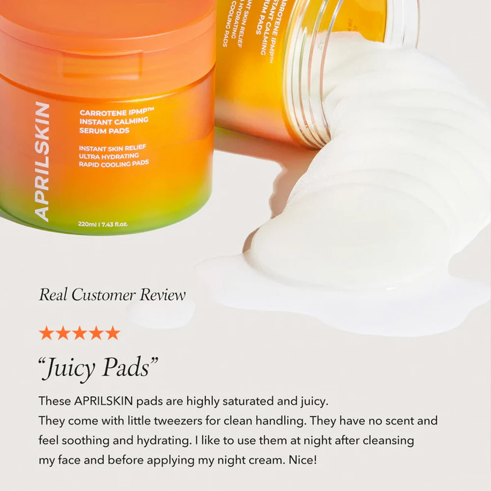 Carrotene IPMP Instant Calming Serum Pads