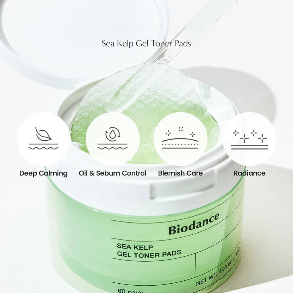 Sea Kelp Gel Toner Pads