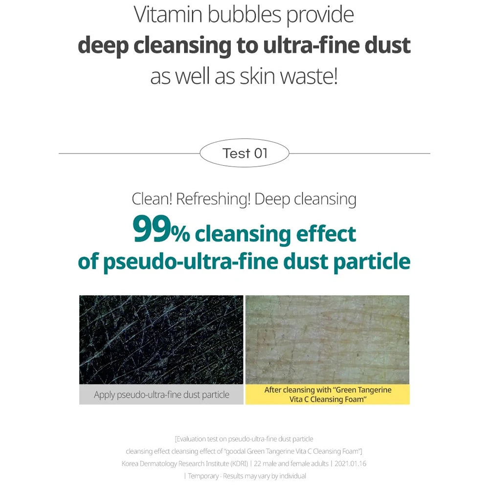 Green Tangerine Vita C Cleansing Foam