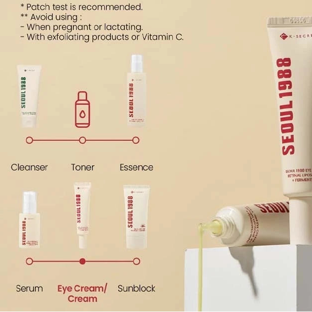 Seoul 1988 Eye Cream Retinal Liposome 4% + Fermented Bean