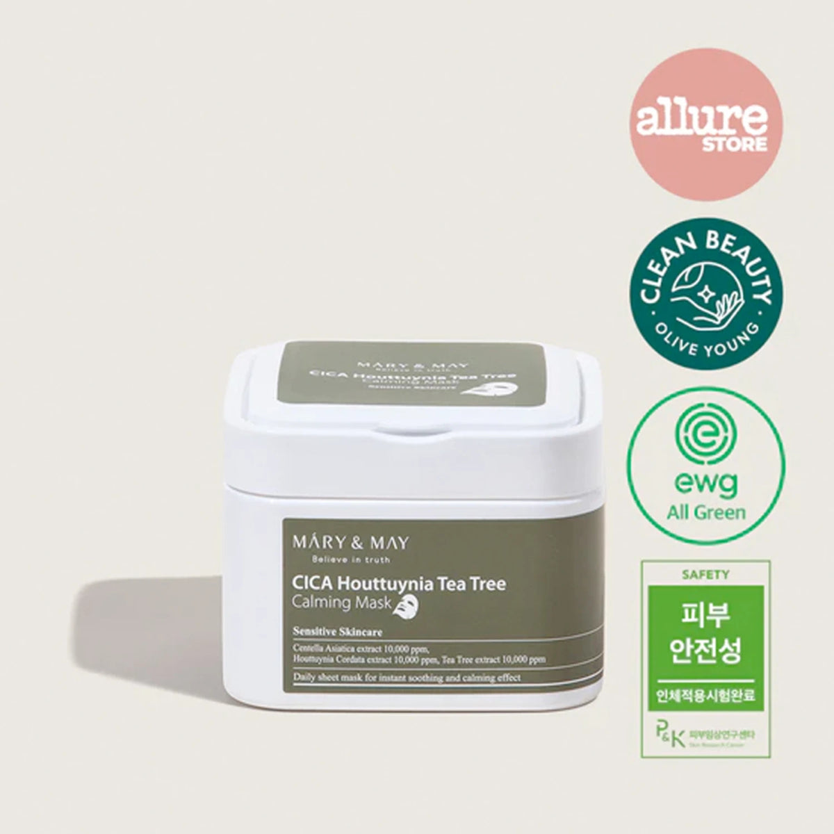 CICA Houttuynia Tea Tree Calming Mask