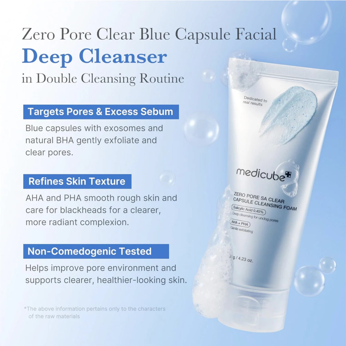Zero Pore SA Clearing Capsule Cleansing Foam