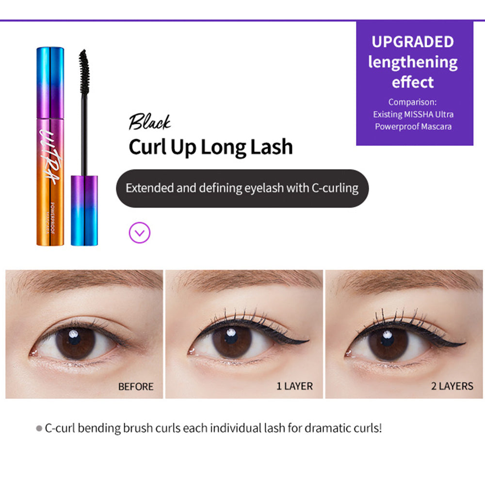 Ultra Powerproof Mascara Curling & Lengthening