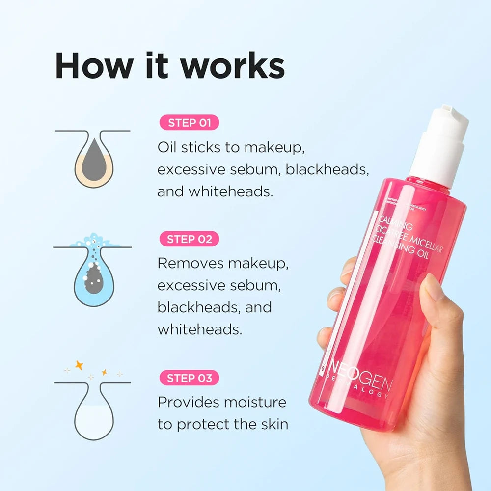 Dermalogy Calming Cica Tree Micellar Cleansing Oil