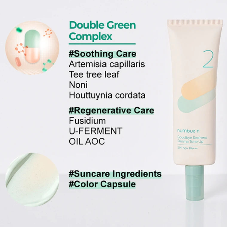 No.2 Goodbye Redness Derma Tone Up