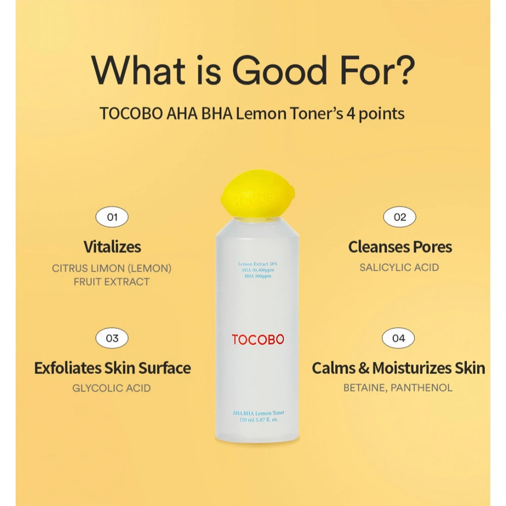 AHA BHA Lemon Toner